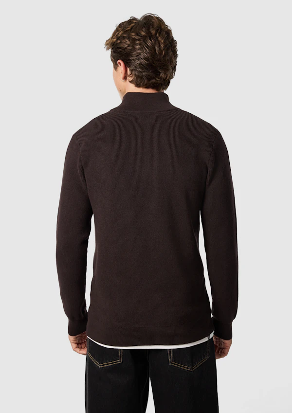 Oberon Cotton Blend Quarter Zip Knit
