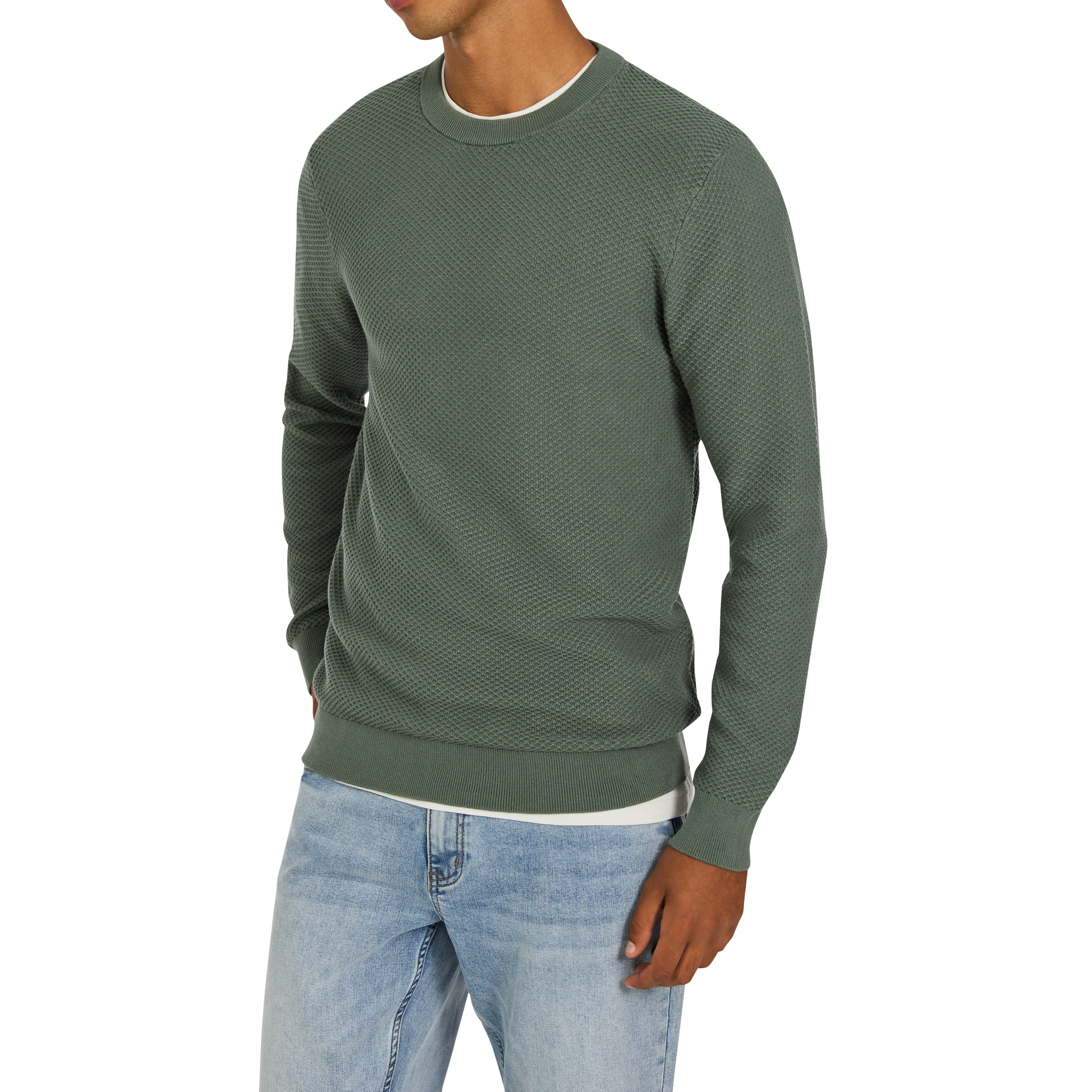 Sage Green Keaton Cotton Knit