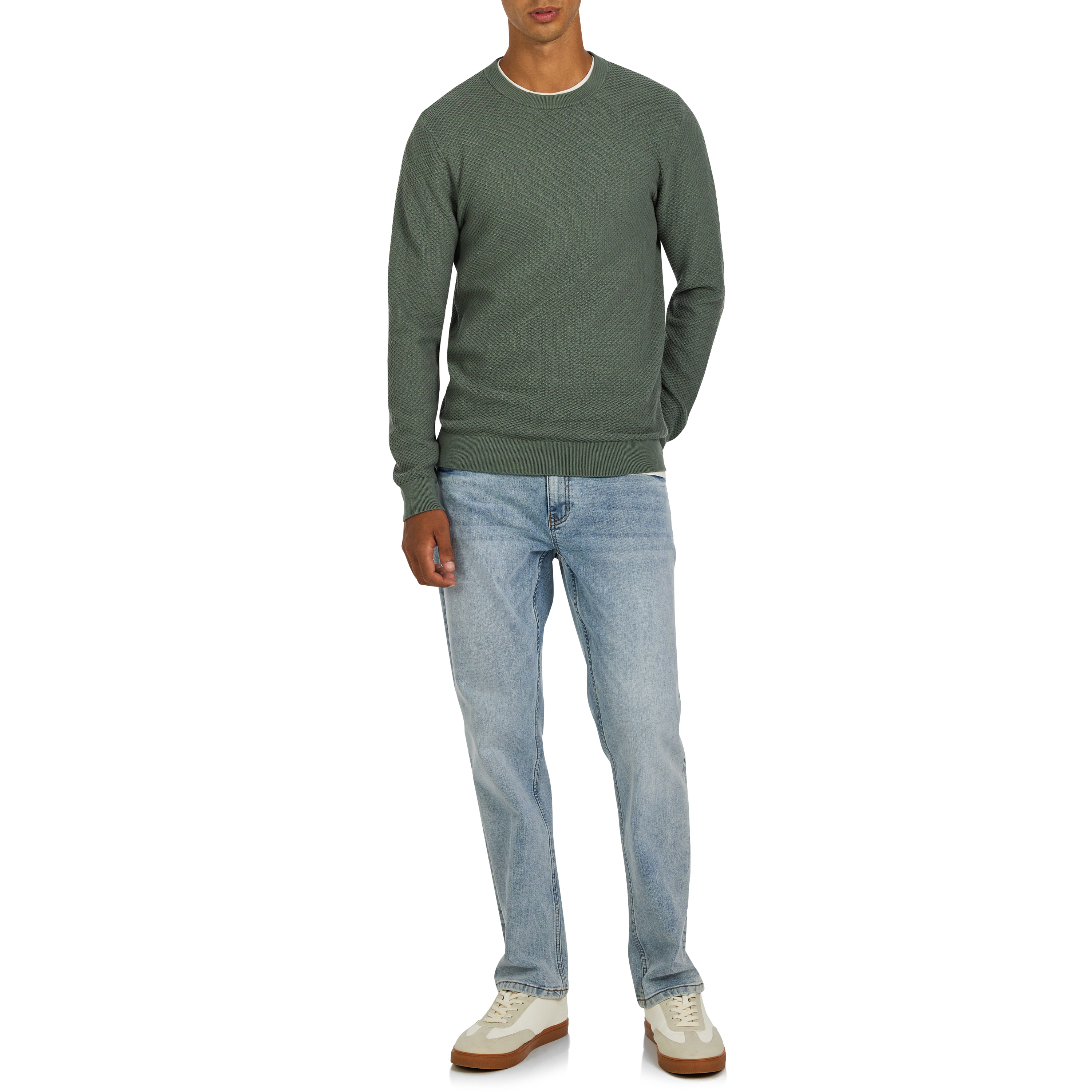Sage Green Keaton Cotton Knit