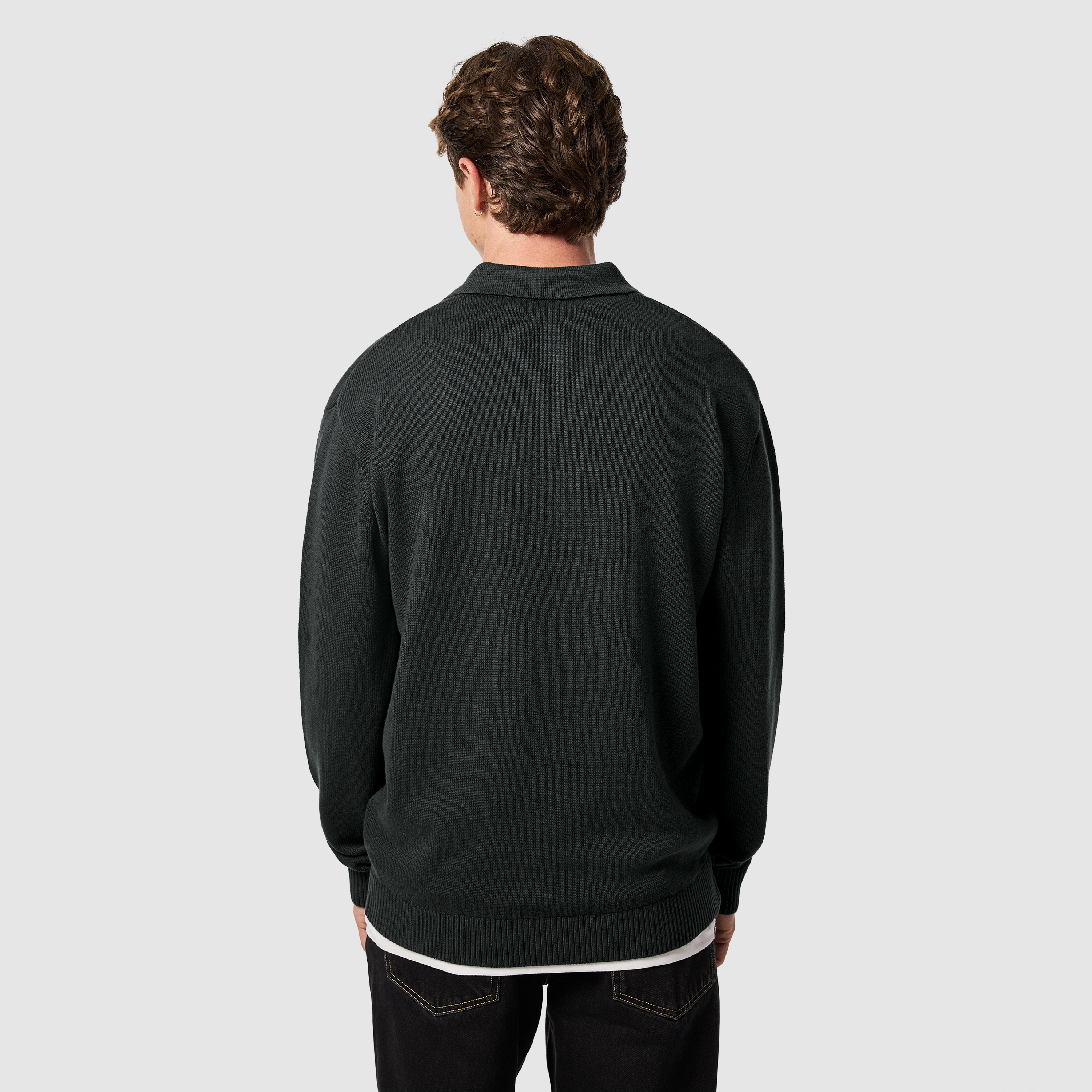 Hayle Zip Neck Knit Polo