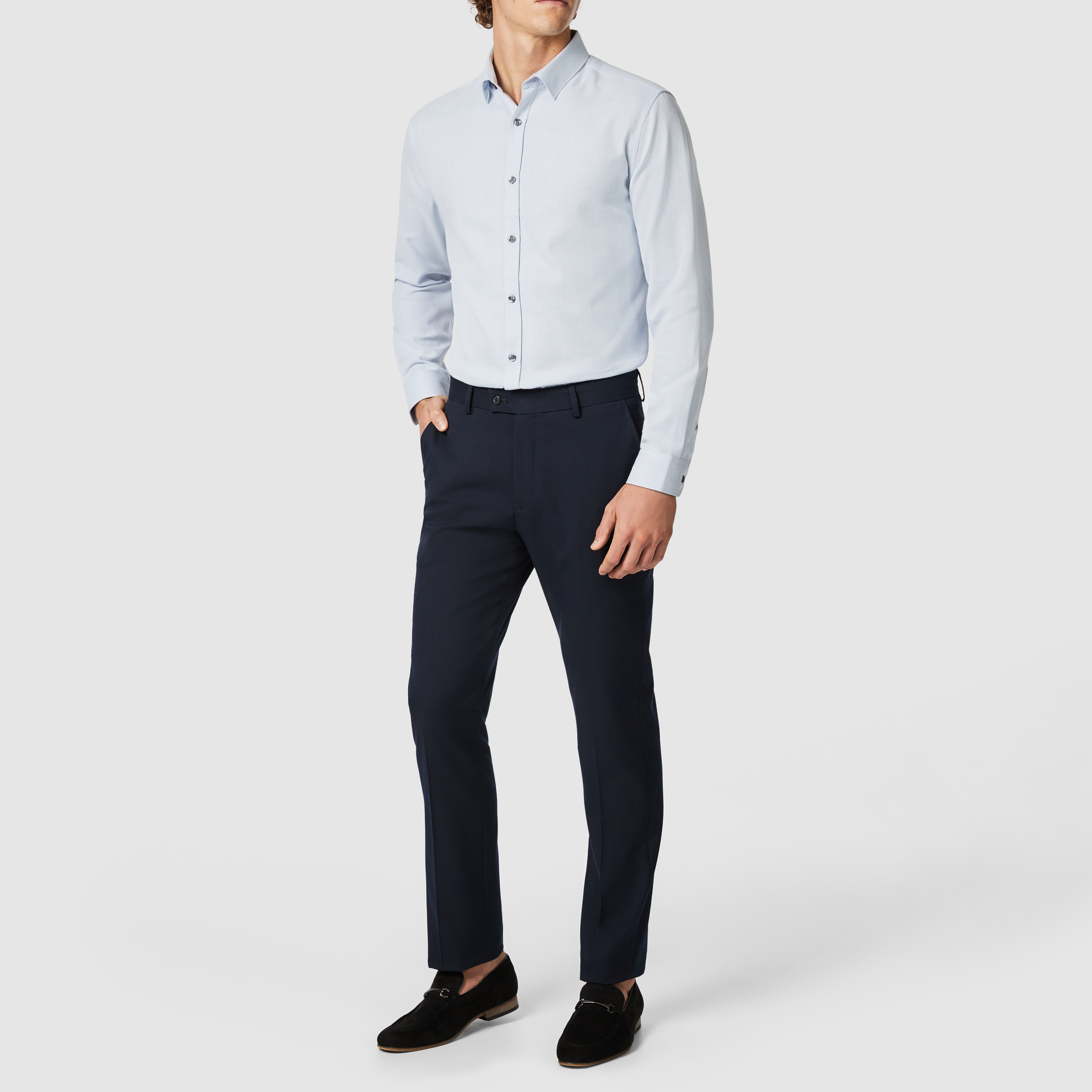 Light Blue Raleigh Classic Fit Shirt