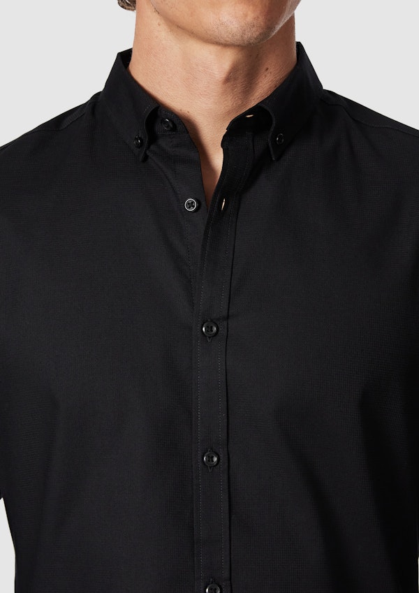 Black Kyoto Classic Fit Shirt