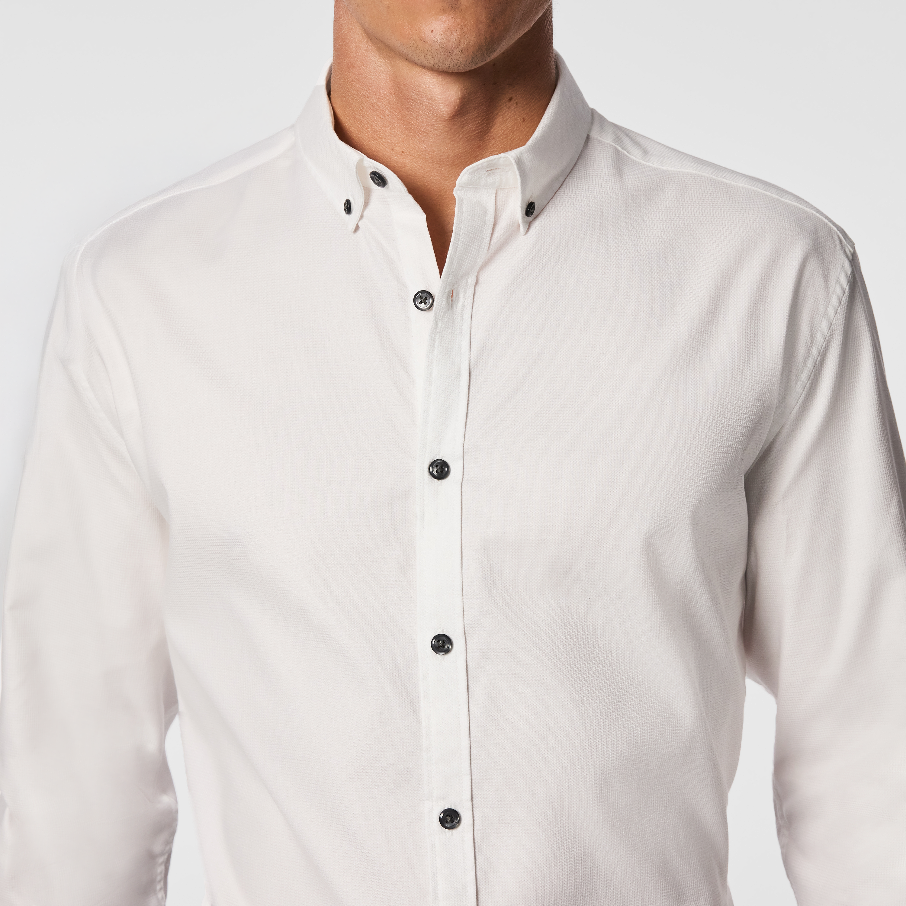 White Kyoto Classic Fit Shirt