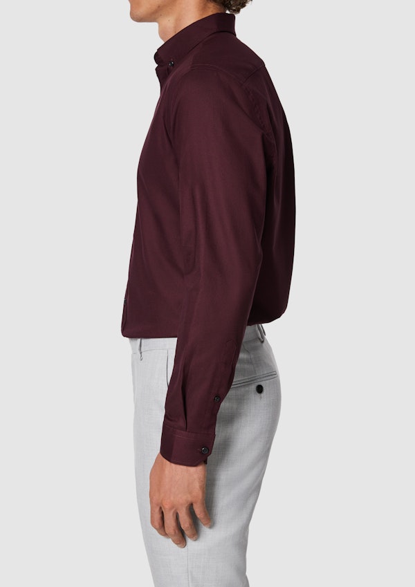 Wine Kyoto Classic Fit Shirt