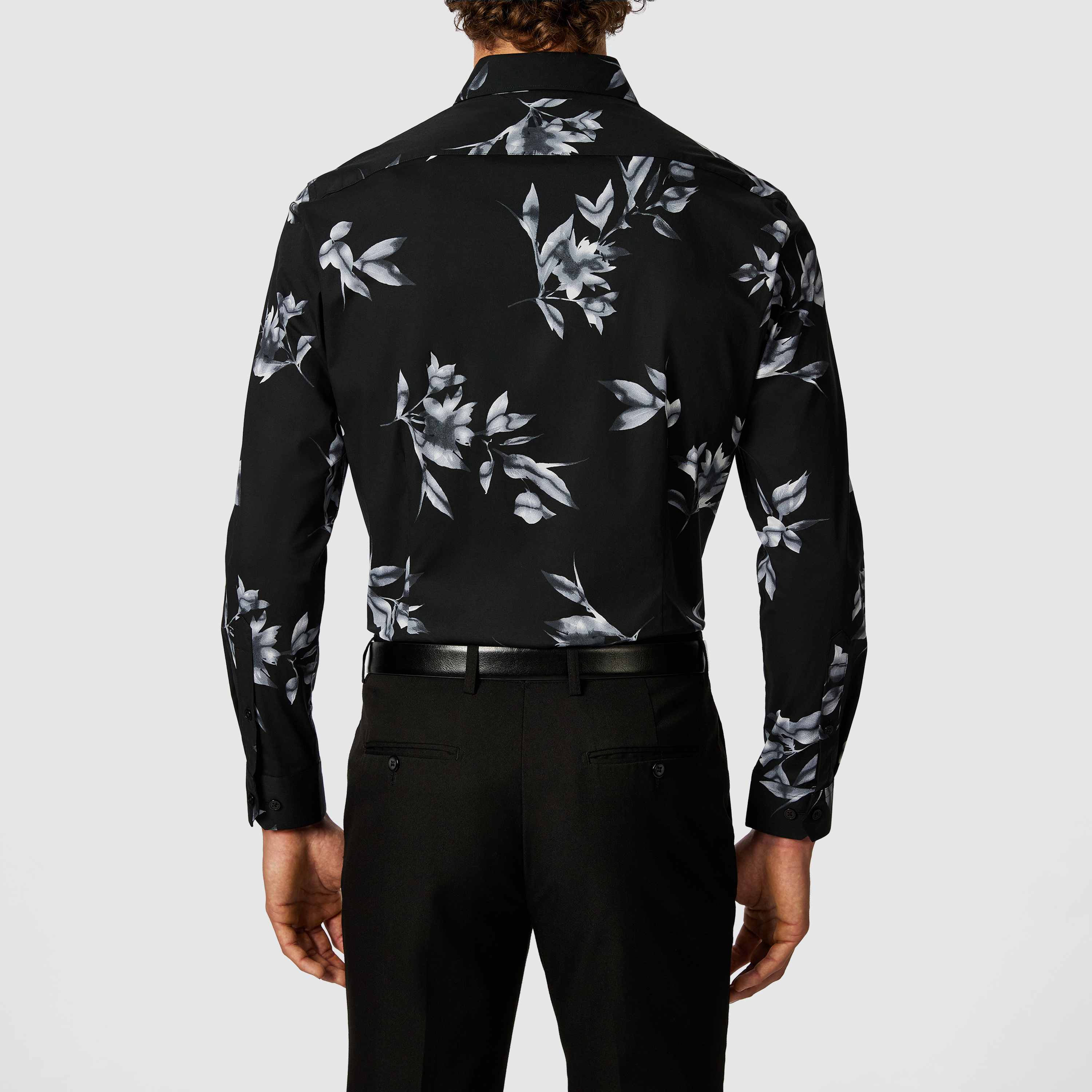 Manila Floral Slim Stretch Shirt
