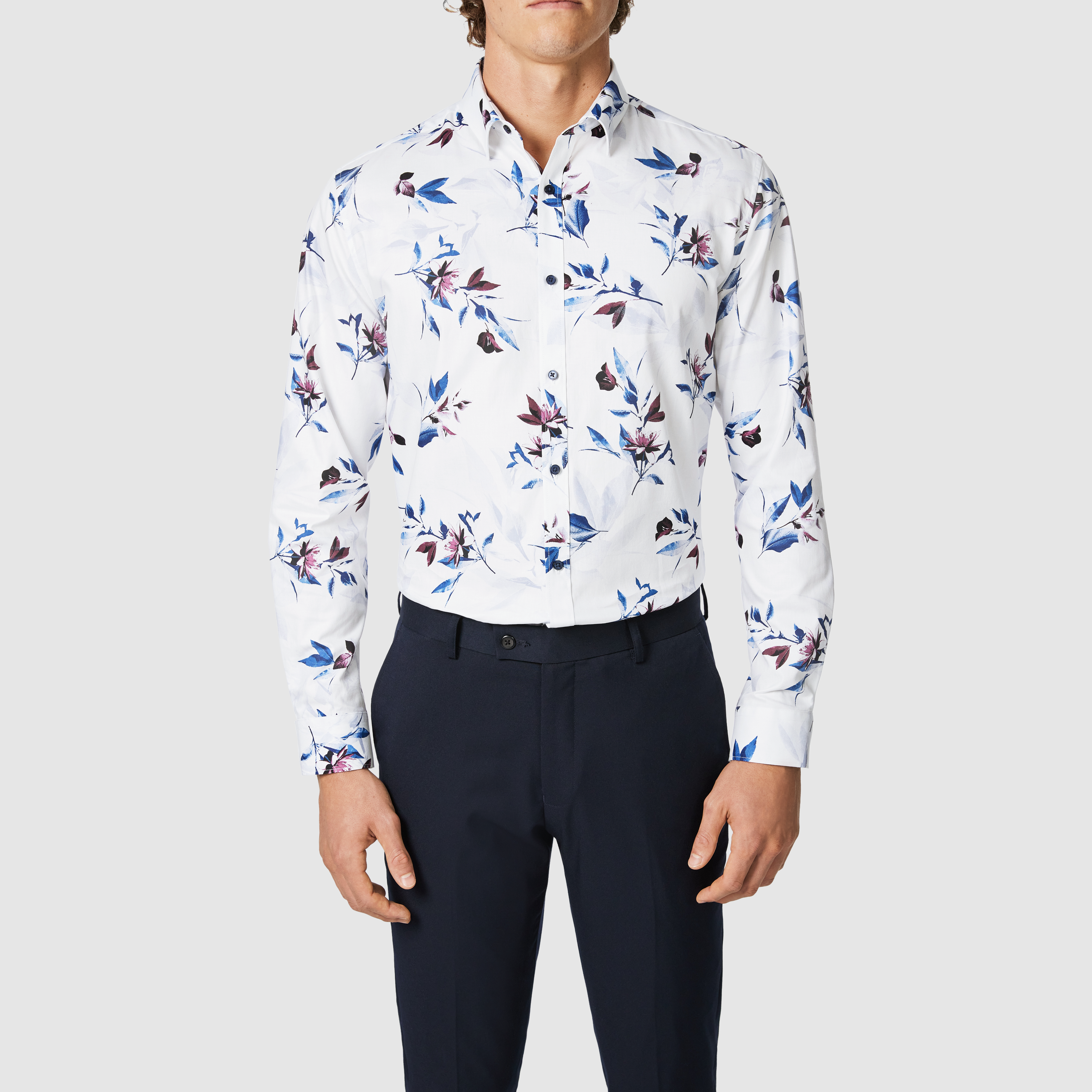 Ankara Floral Classic Fit Shirt