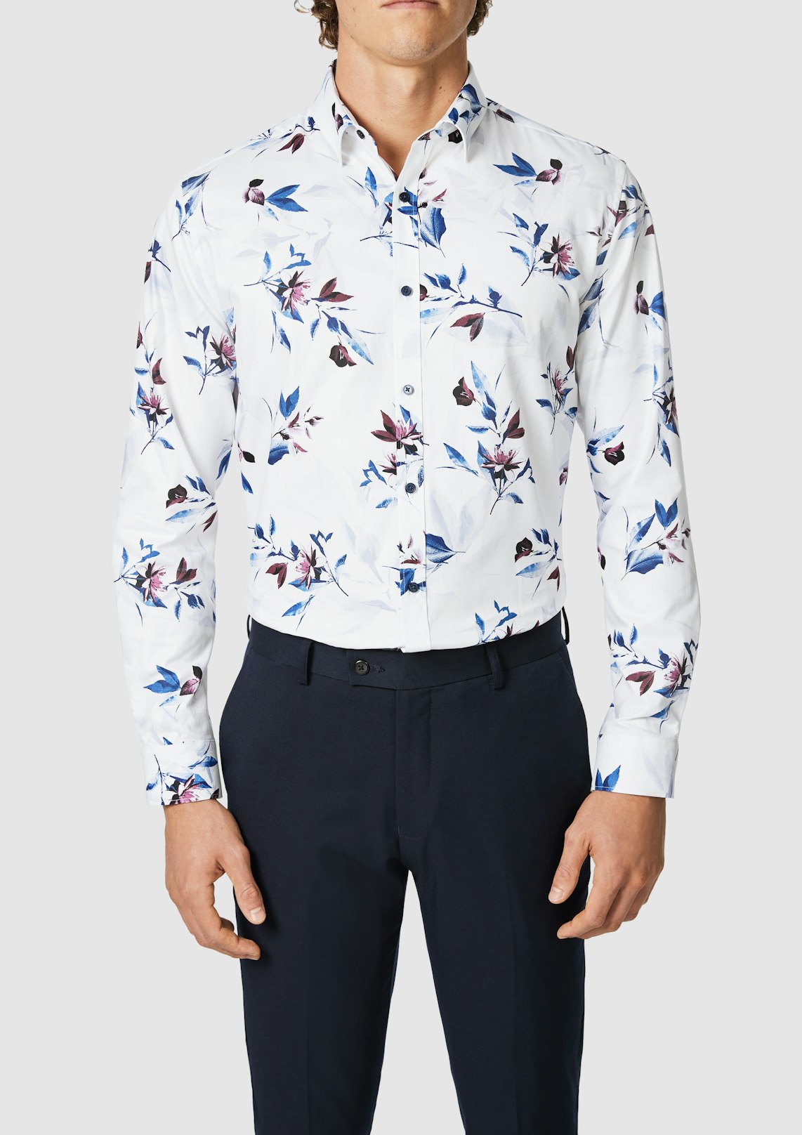 Ankara Floral Classic Fit Shirt