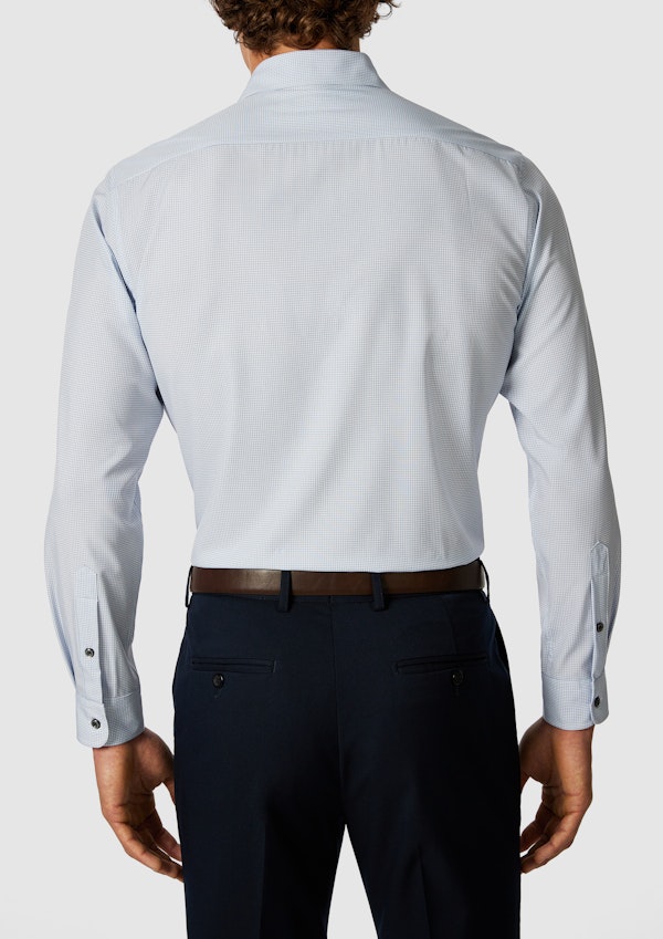 Light Blue Lima Super Stretch Slim Shirt