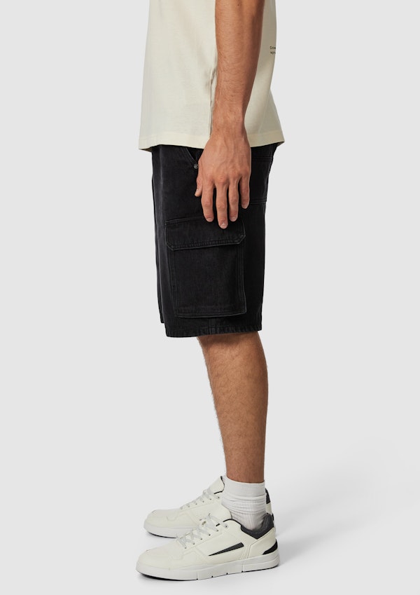 Black Ziggy Cargo Short