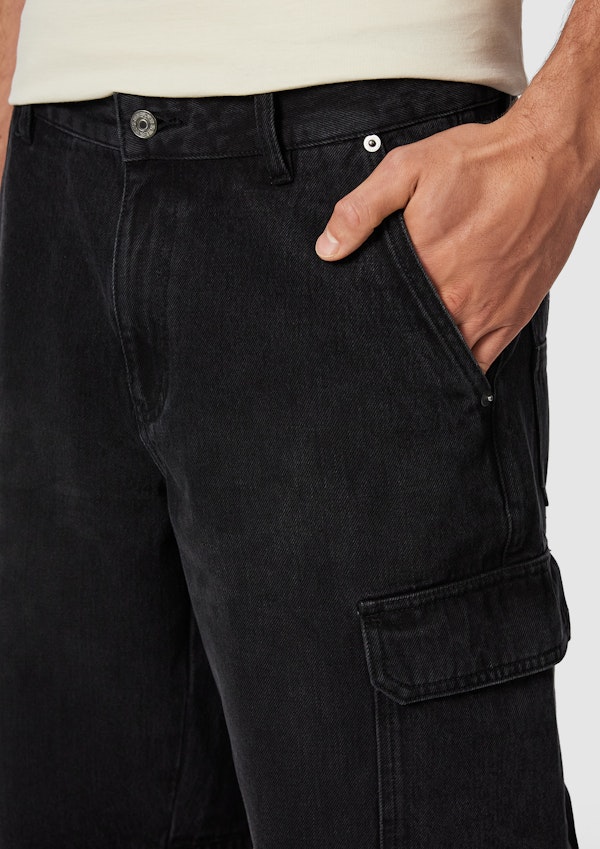 Black Ziggy Cargo Short