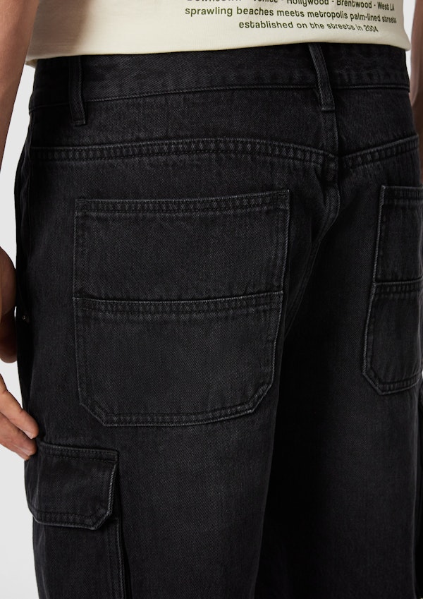 Black Ziggy Cargo Short