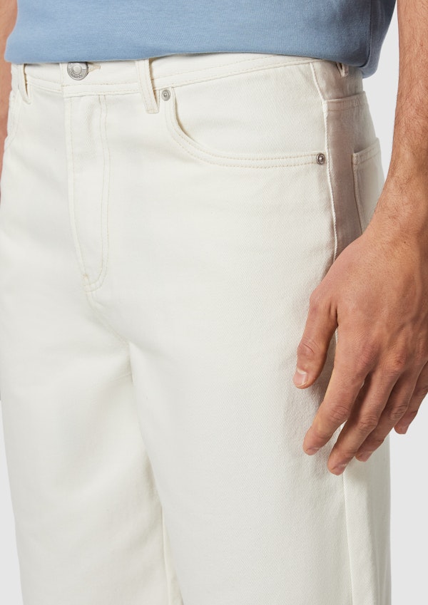 Ecru Feeny Relaxed Denim Short