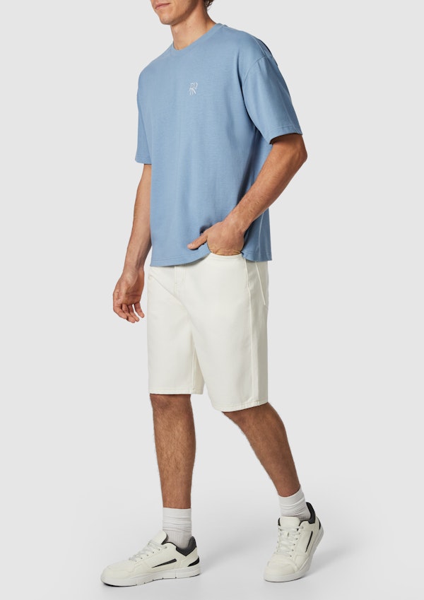 Ecru Feeny Relaxed Denim Short