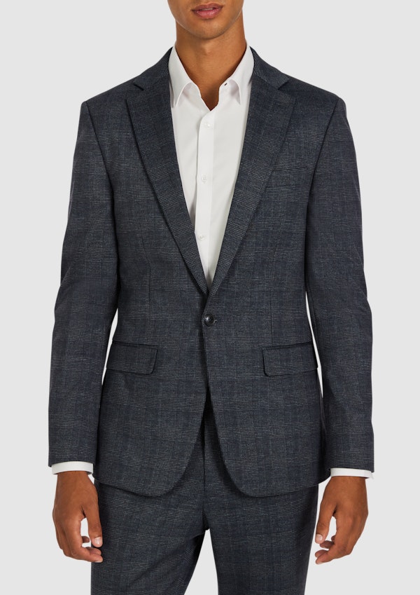 Redmond Skinny Stretch Check Suit Jacket