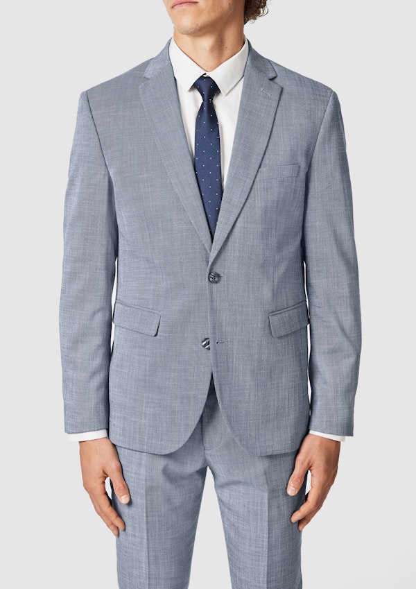 New Blue Porter Slim Stretch Suit