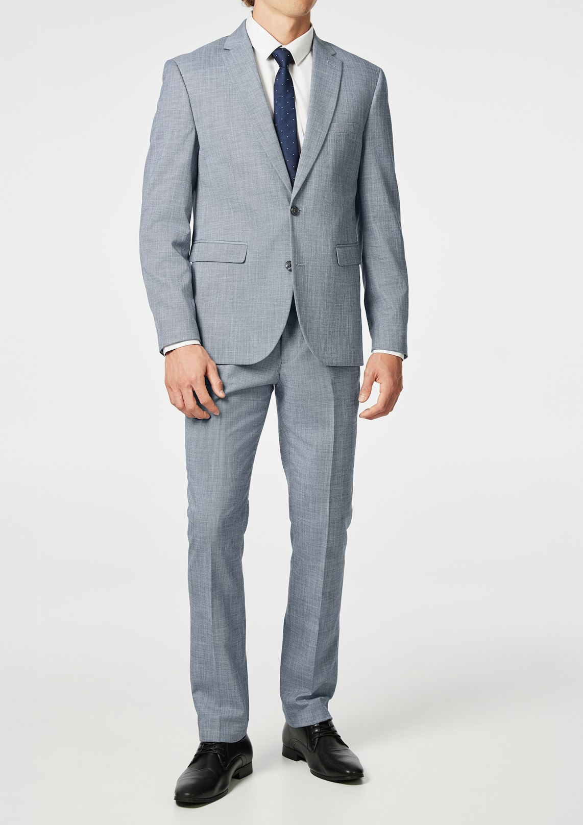 New Blue Porter Slim Stretch Suit