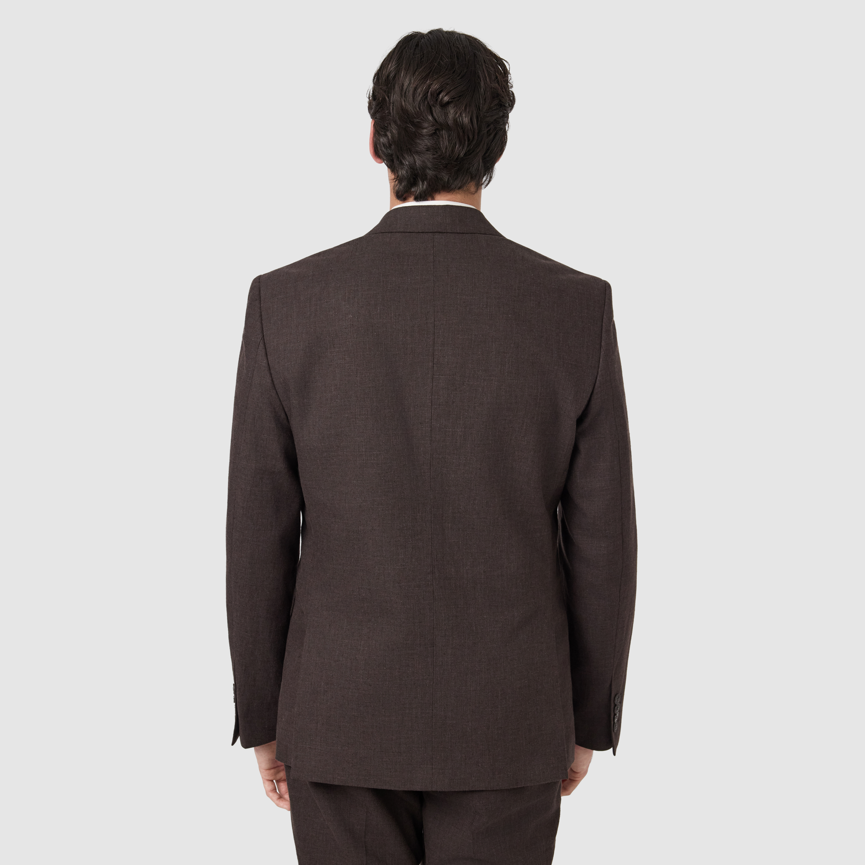 Chocolate Harper Slim Suit Jacket