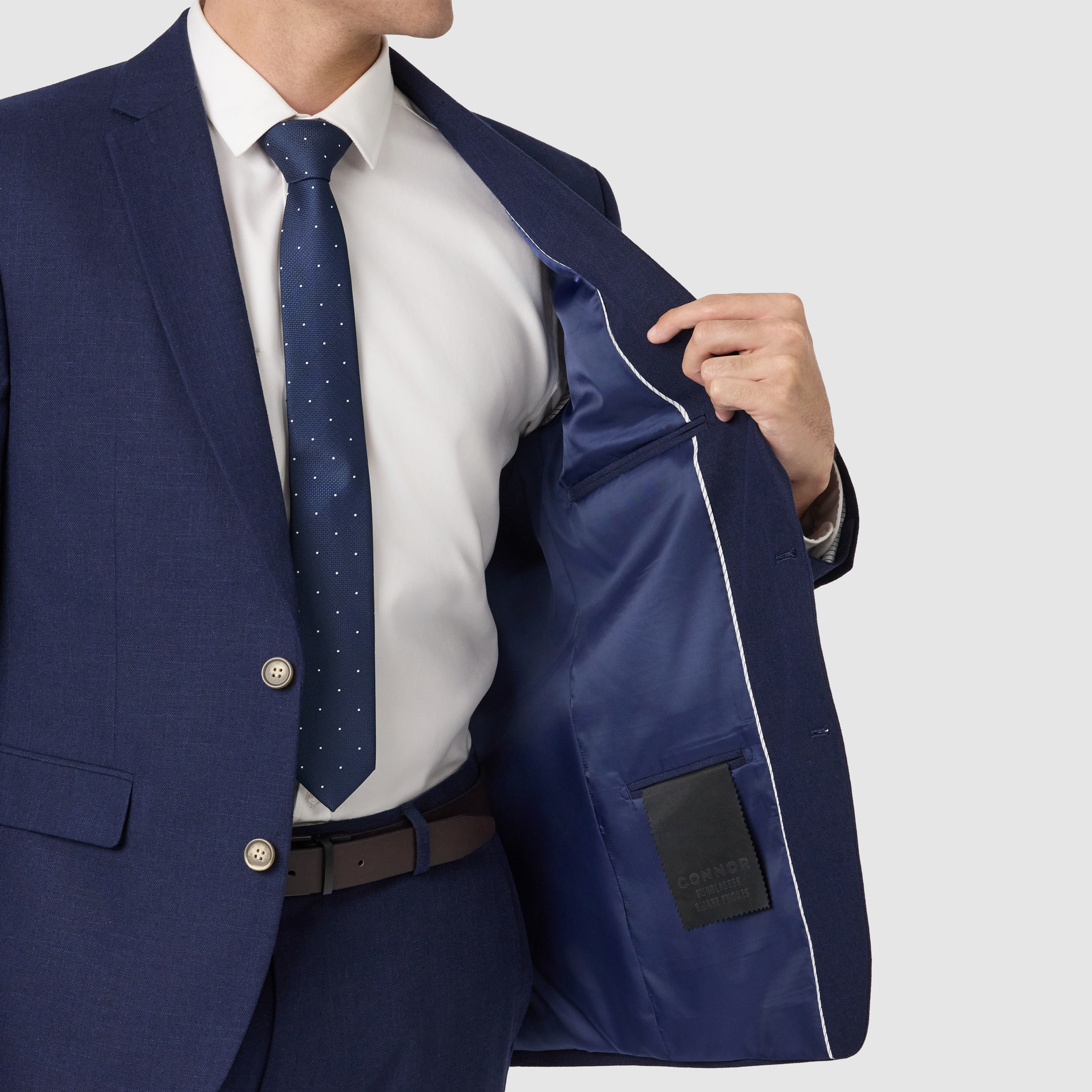 Navy Harper Slim Suit Jacket