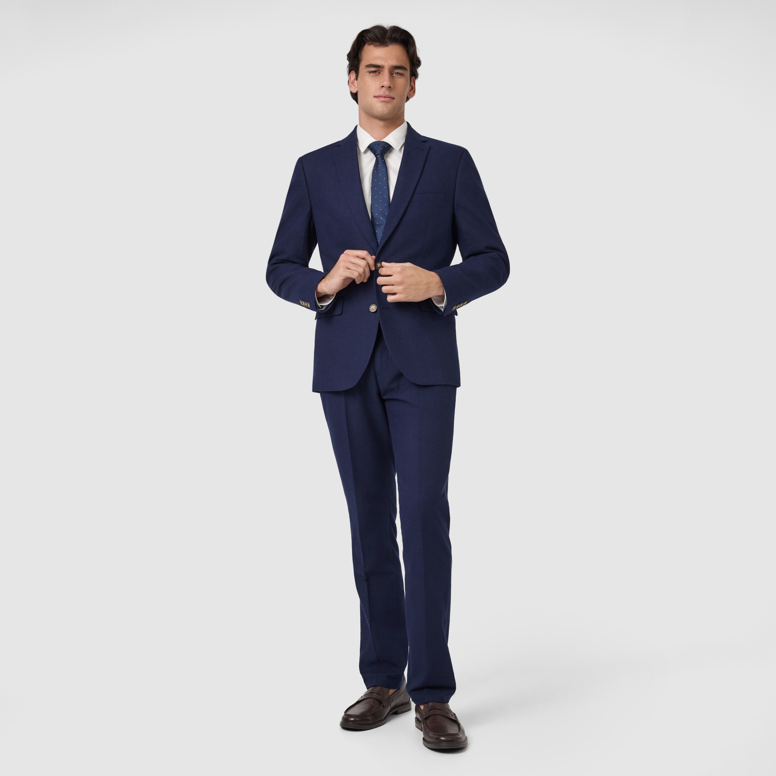 Navy Harper Slim Suit Jacket