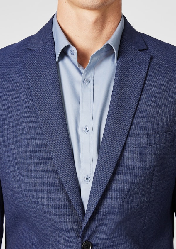 Blue Theo Slim Suit Jacket