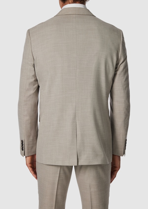 Taupe Weston Classic Stretch Textured Suit