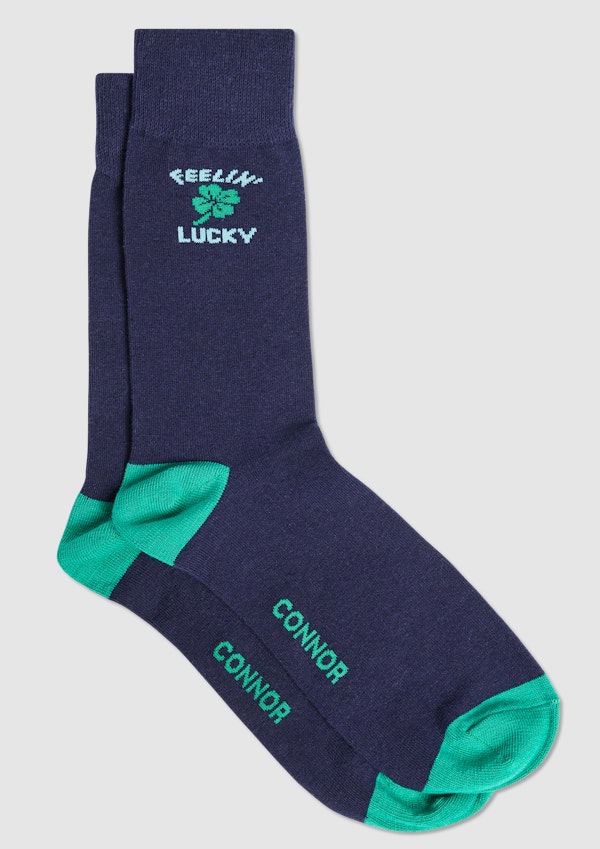 Four Leaf Clover Sock