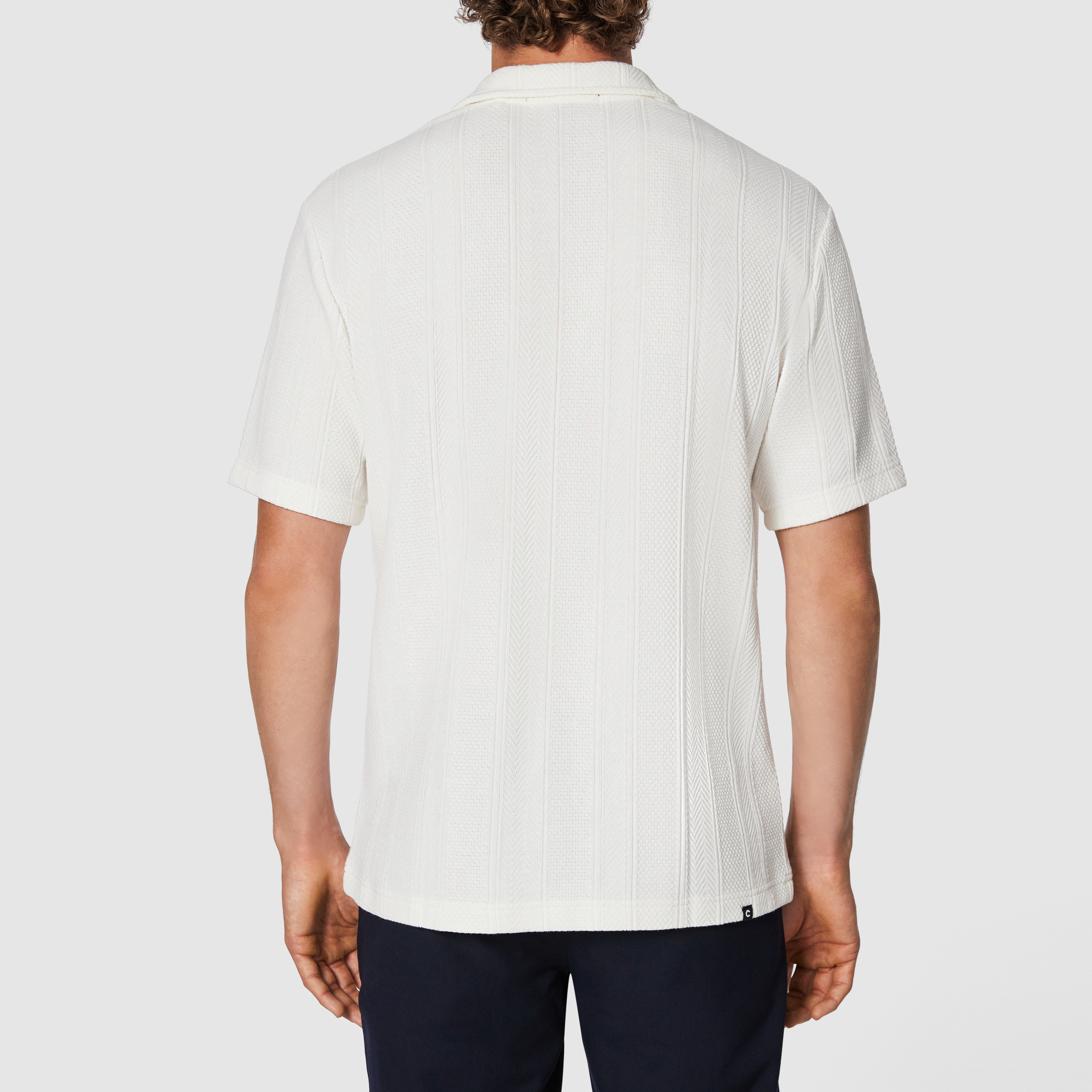 Ecru Tyler Relaxed Smart Polo
