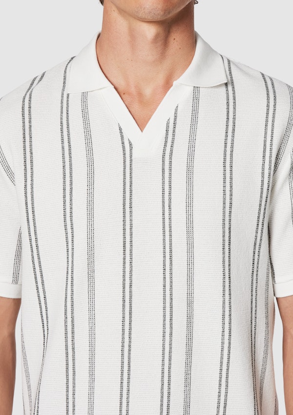 Off White Naxos Relaxed Smart Polo