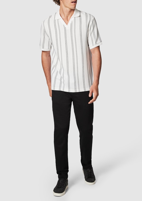 Off White Naxos Relaxed Smart Polo