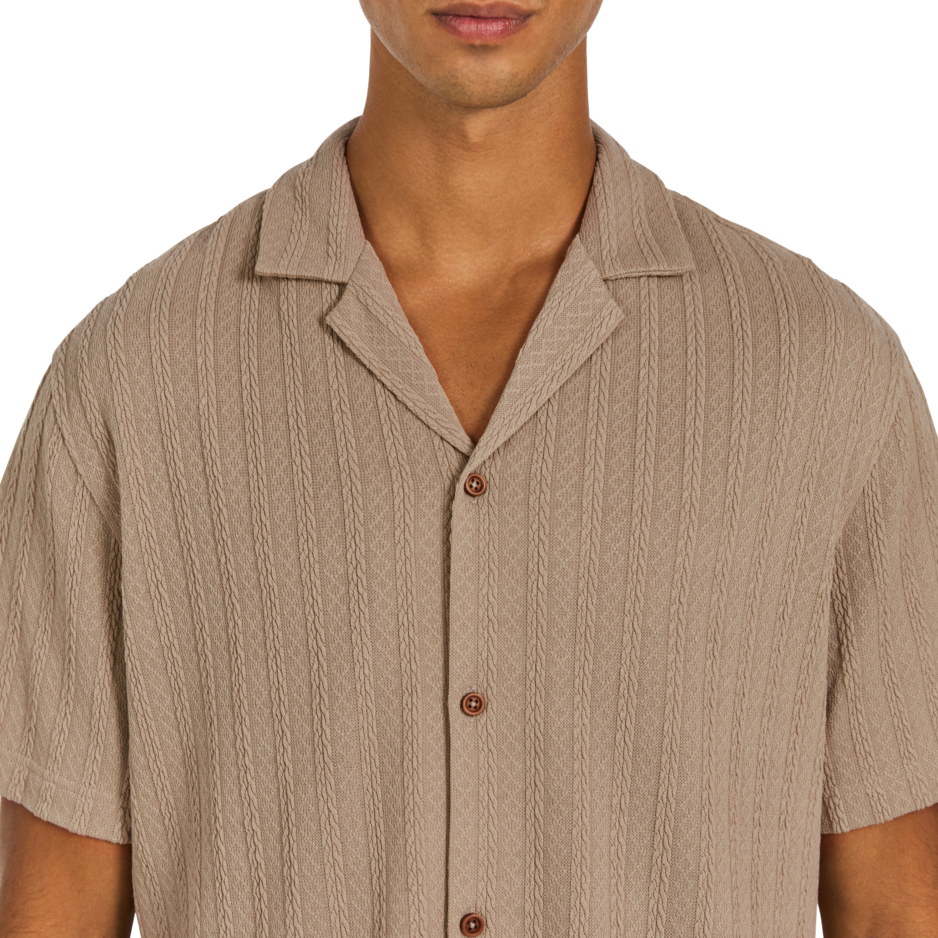 Bromley Stretch Knitted Short Sleeve Shirt
