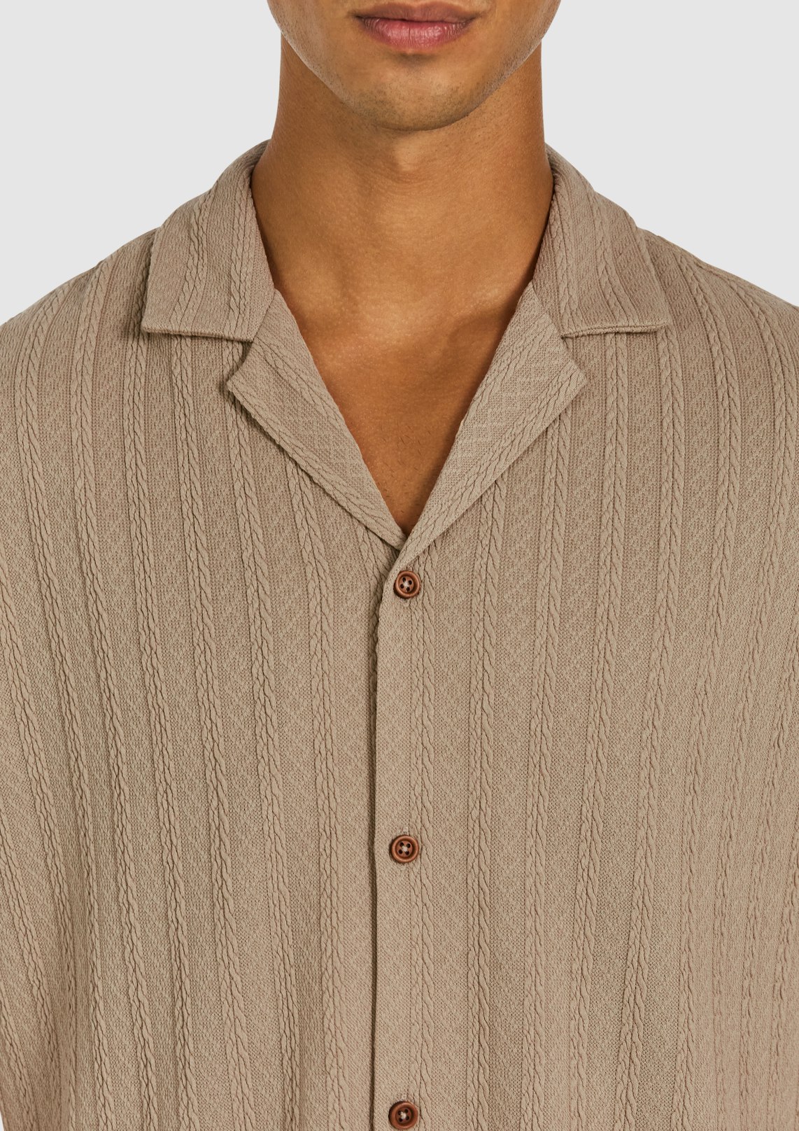 Bromley Stretch Knitted Short Sleeve Shirt