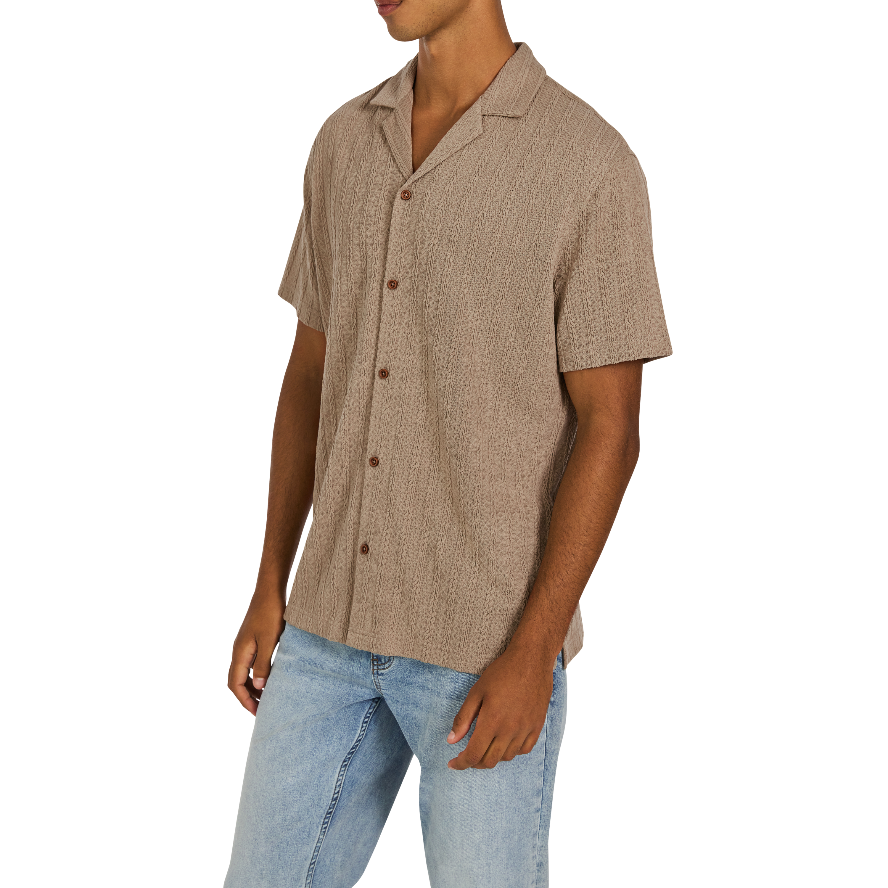 Bromley Stretch Knitted Short Sleeve Shirt