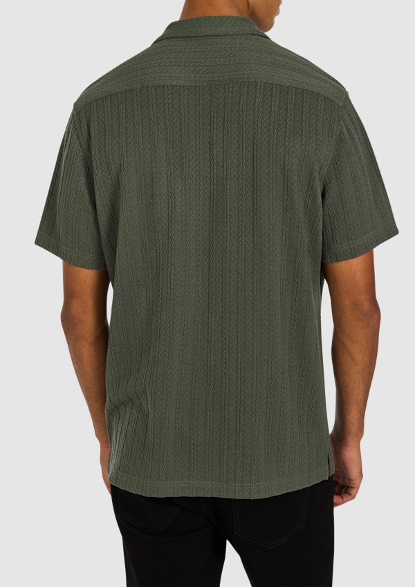 Bromley Stretch Knitted Short Sleeve Shirt