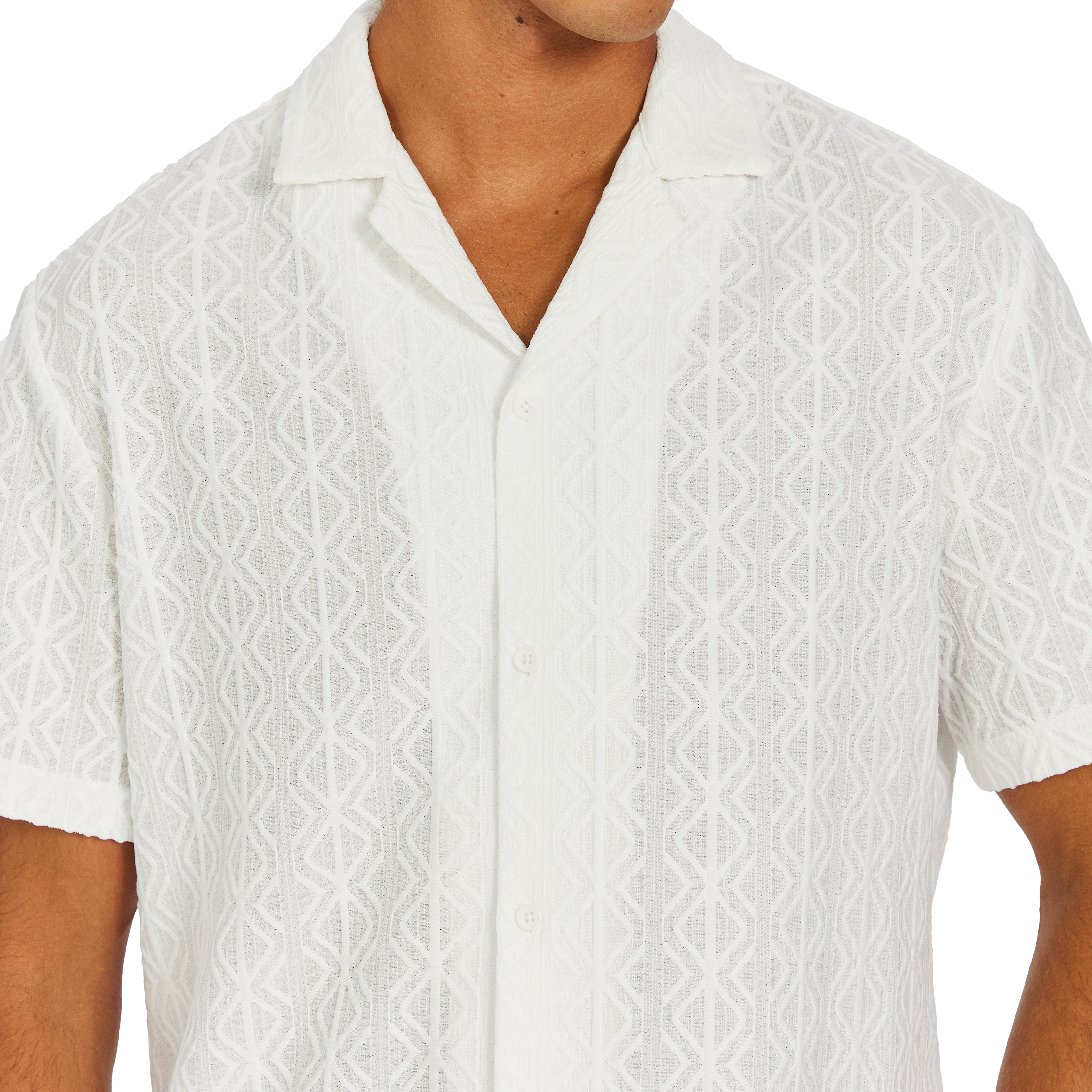 Hazelton Jacquard Short Sleeve Shirt