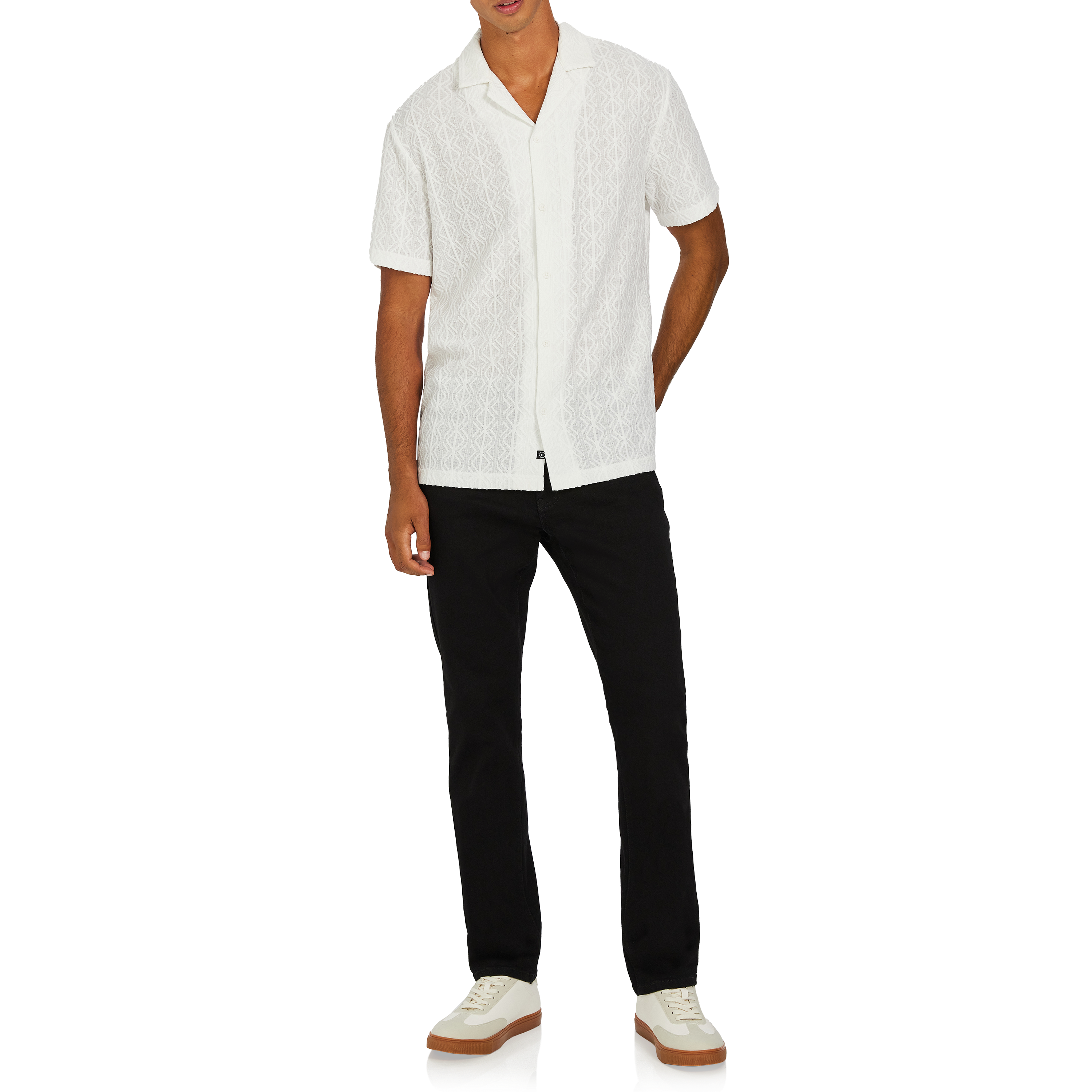 Hazelton Jacquard Short Sleeve Shirt