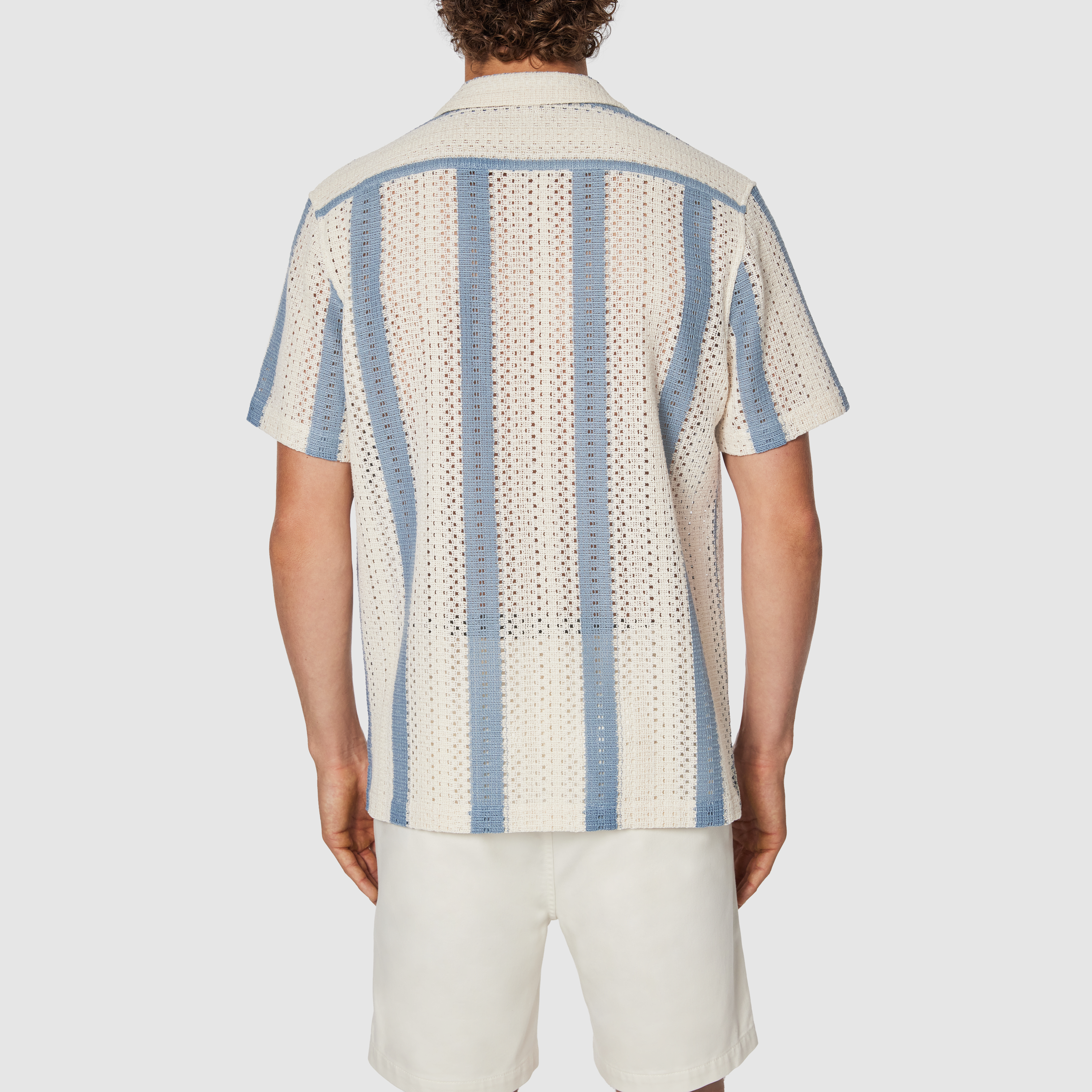Rocky Stripe Textured Short Sleeve Shirt