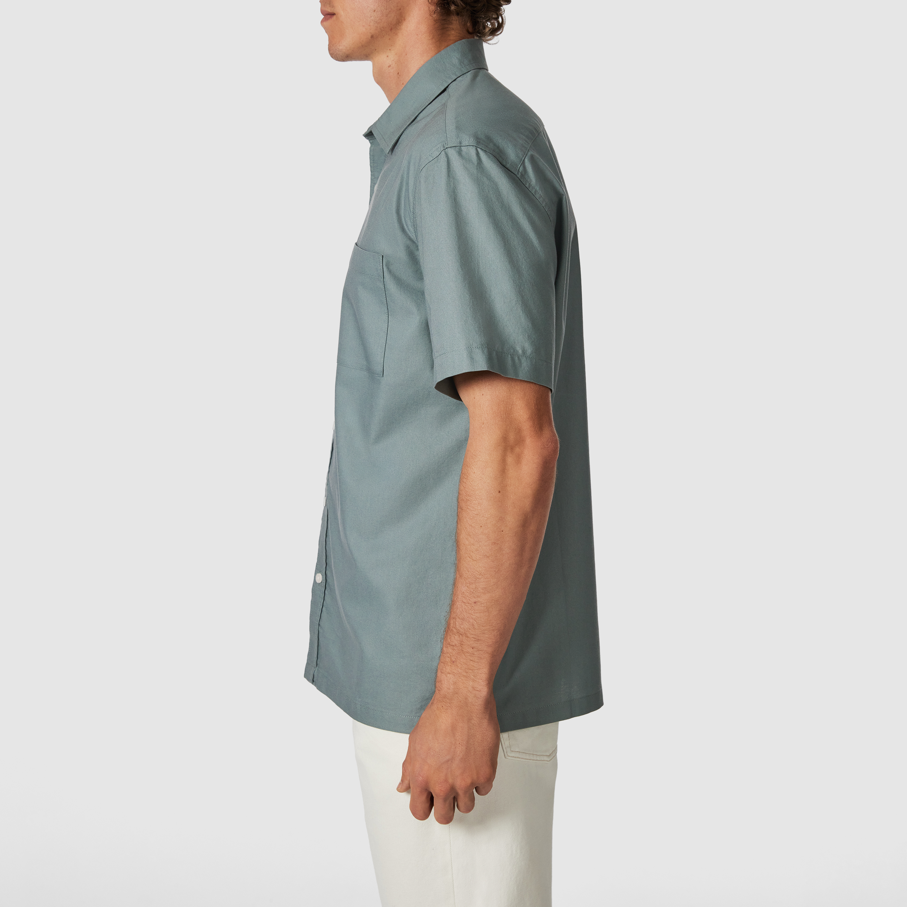 Calverton Cotton Oxford Short Sleeve Shirt