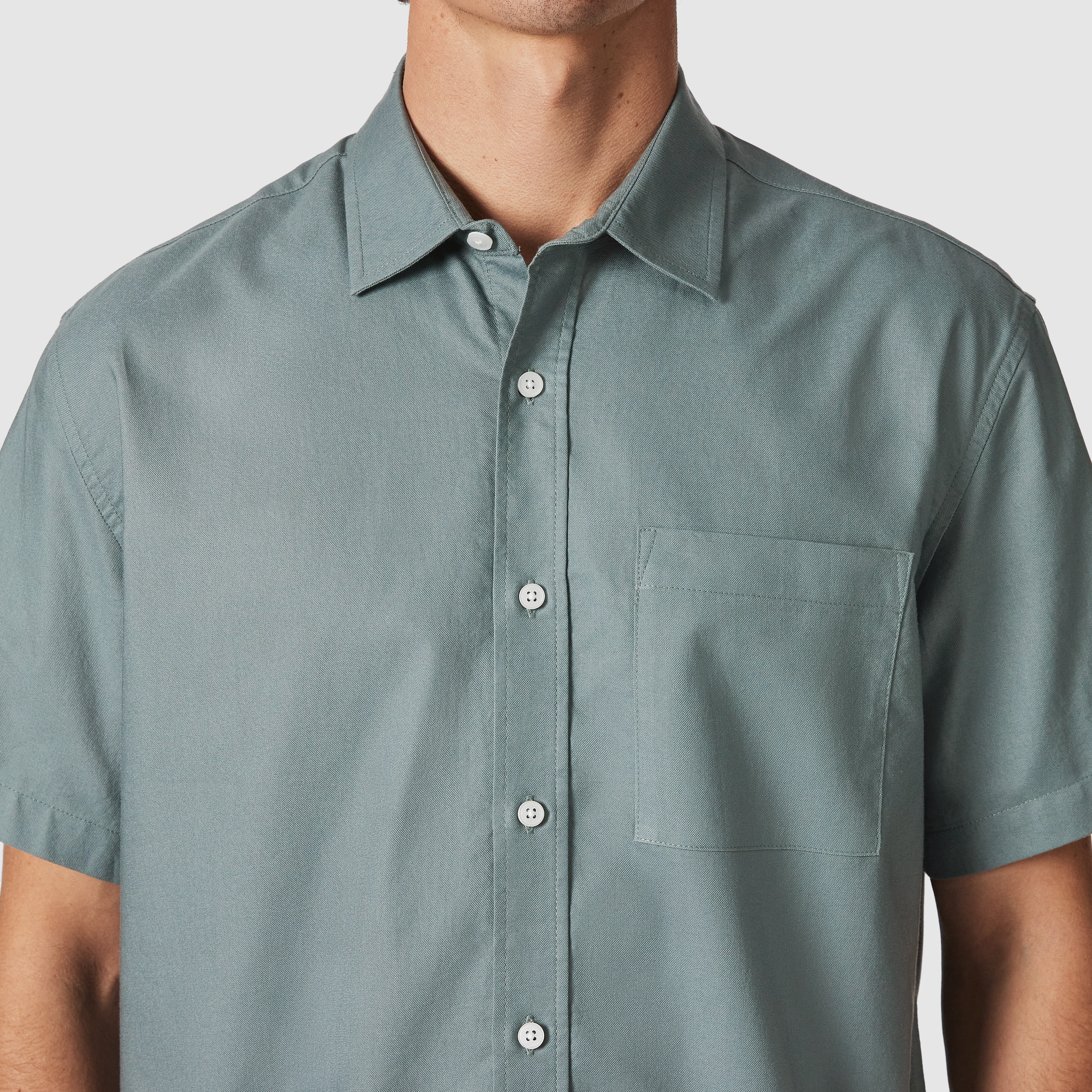 Calverton Cotton Oxford Short Sleeve Shirt