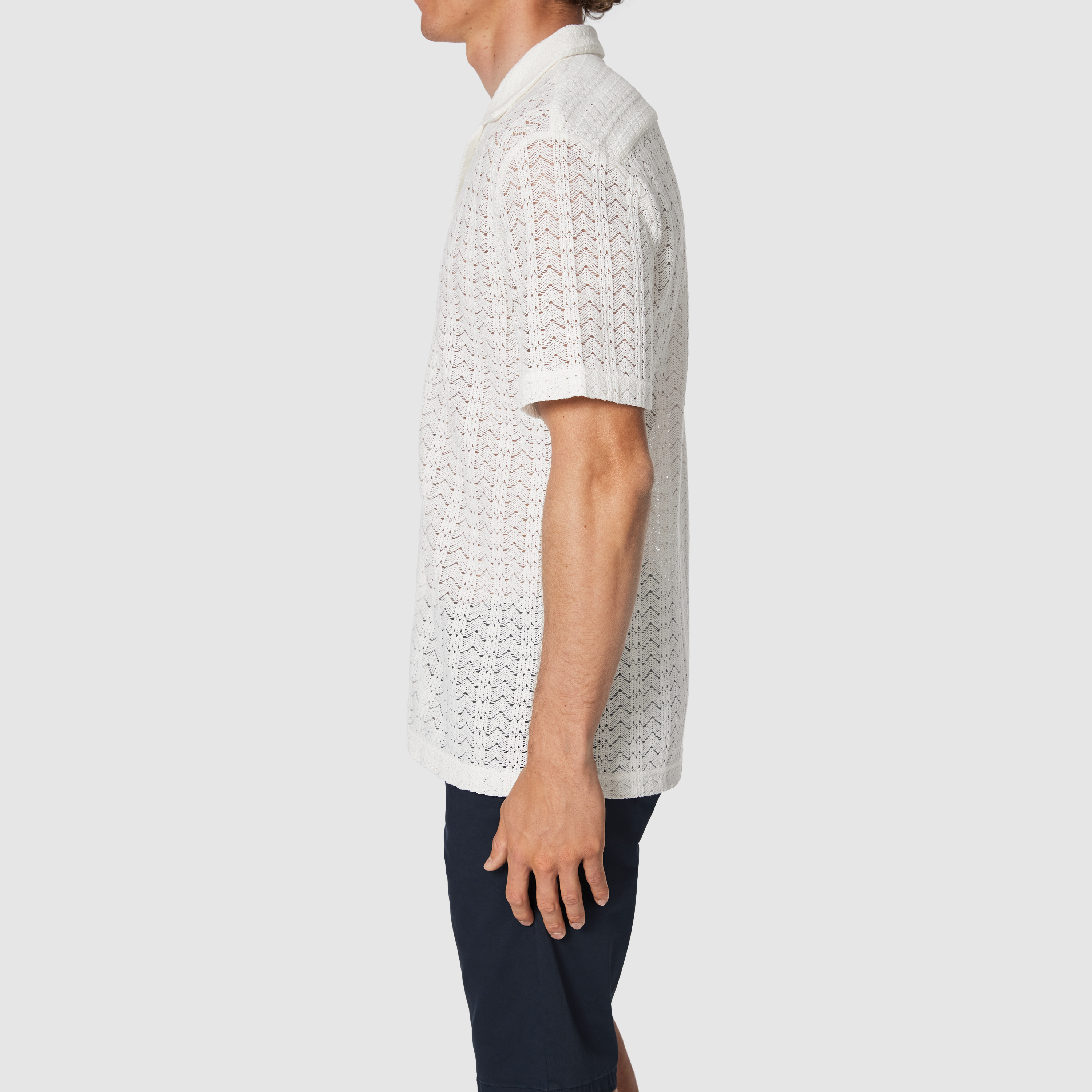 Stamford Jacquard Short Sleeve Shirt