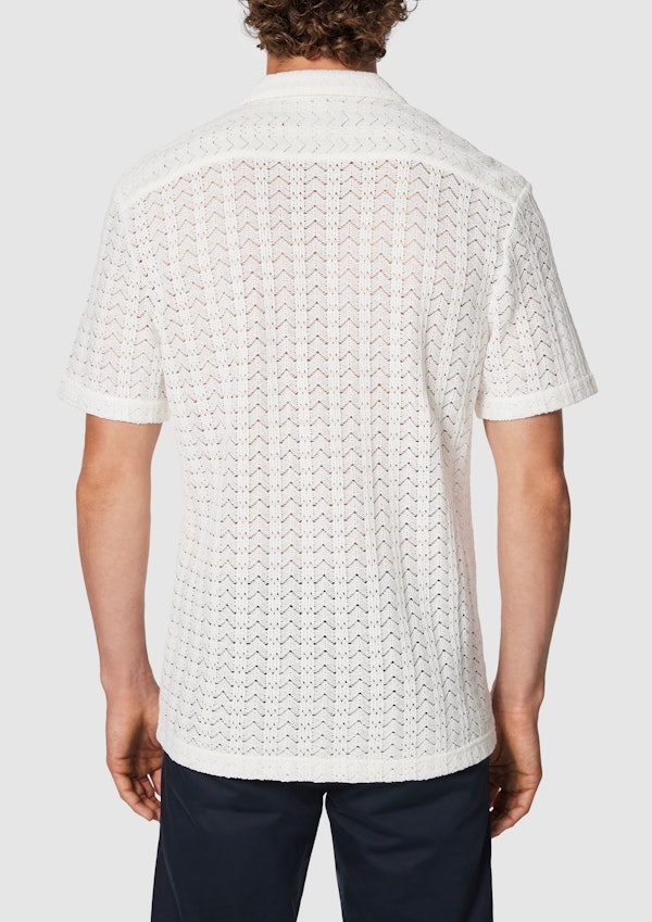 Off White Stamford Jacquard Short Sleeve Shirt