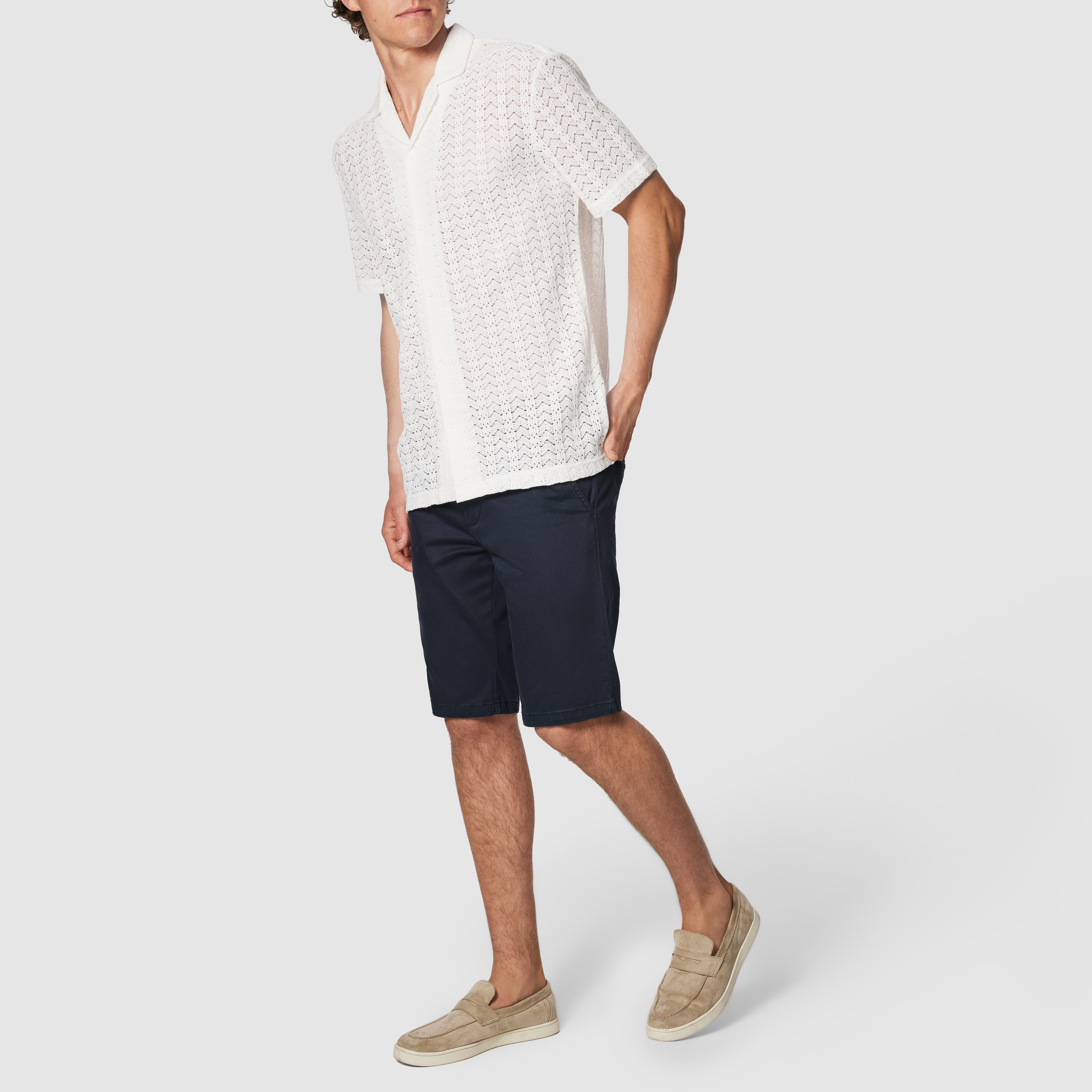 Stamford Jacquard Short Sleeve Shirt