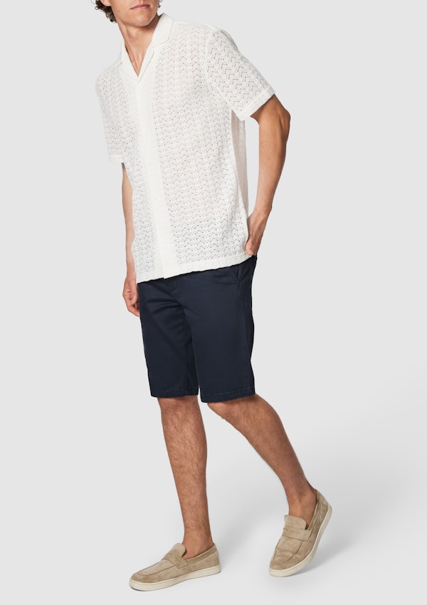 Off White Stamford Jacquard Short Sleeve Shirt