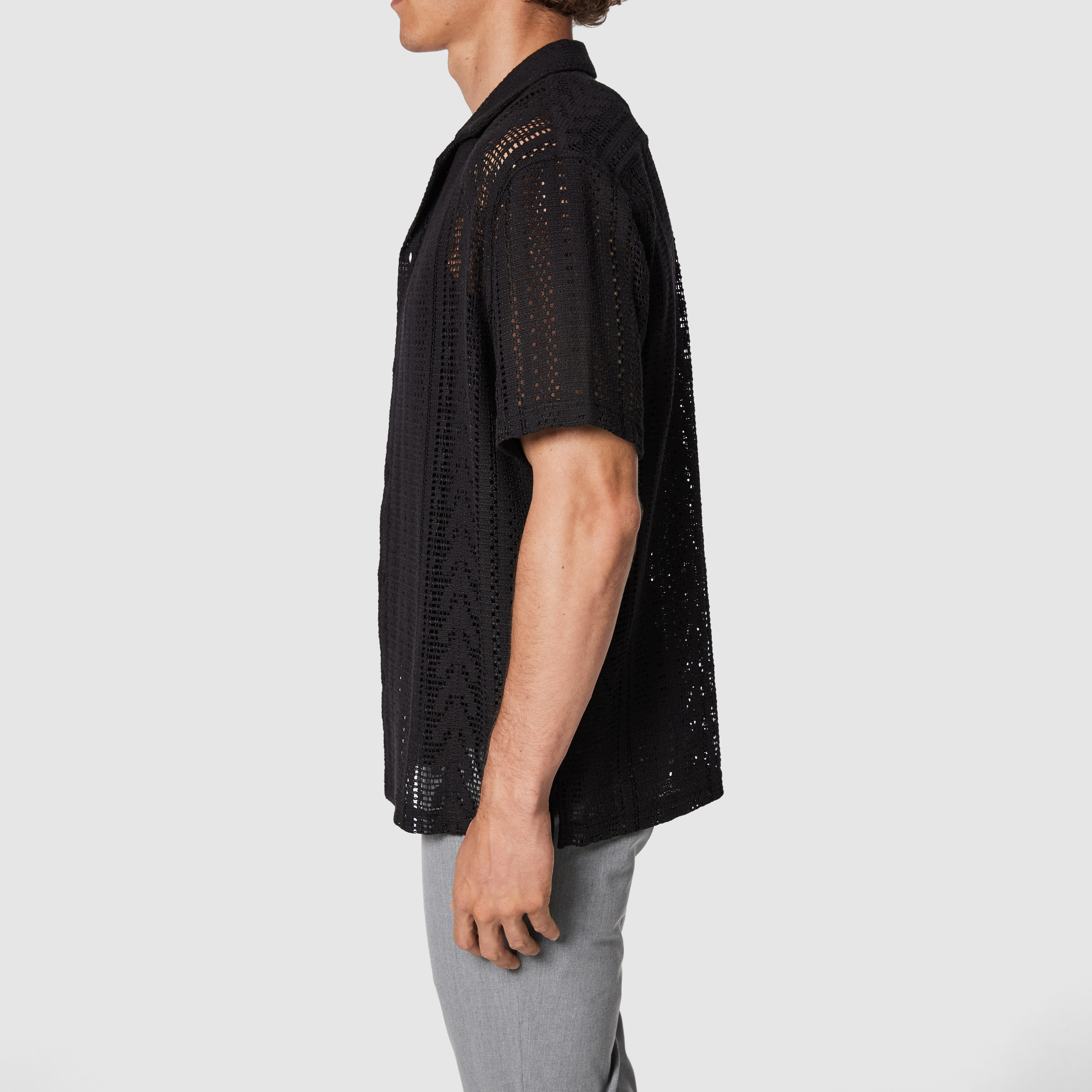 Jaxton Jacquard Short Sleeve Shirt