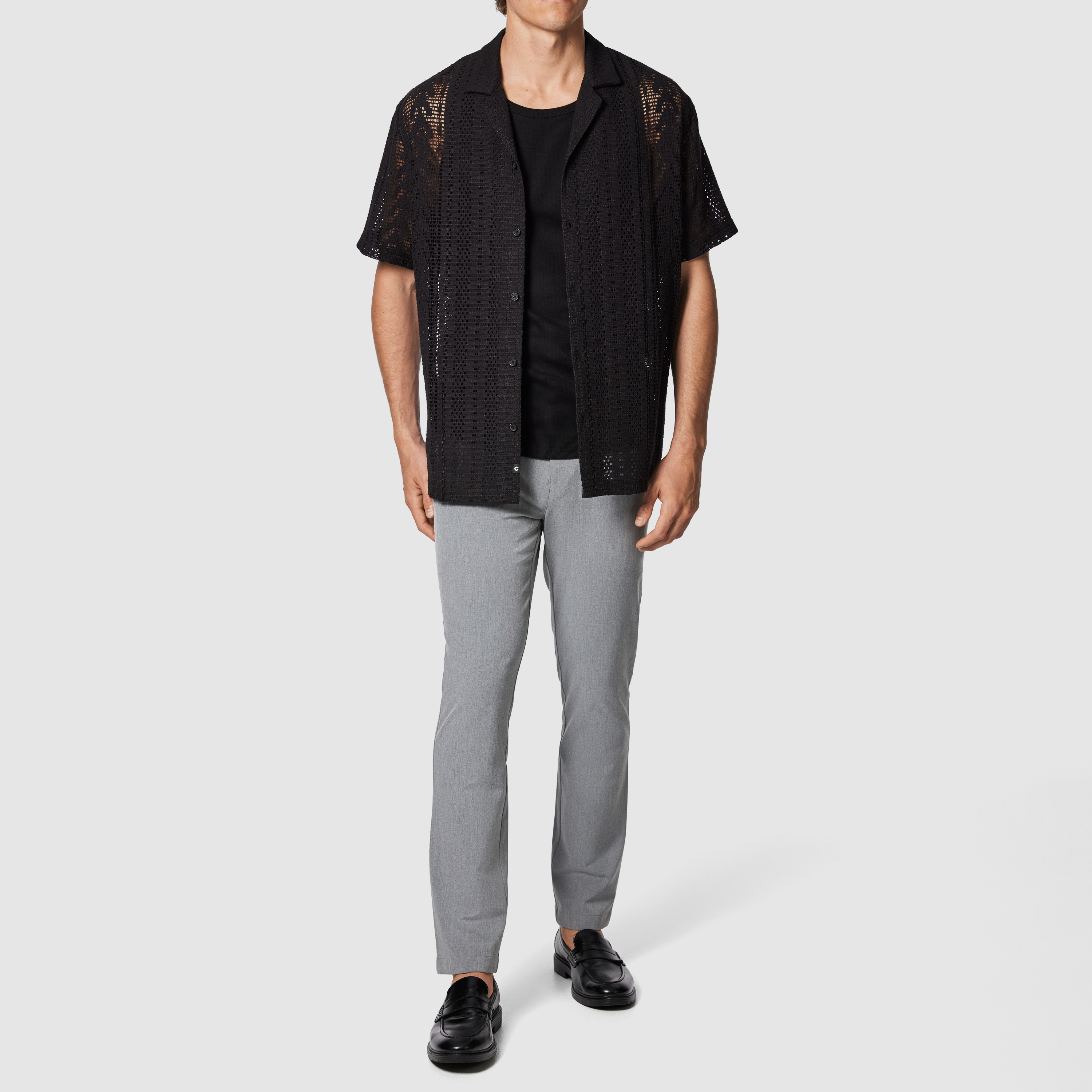 Jaxton Jacquard Short Sleeve Shirt