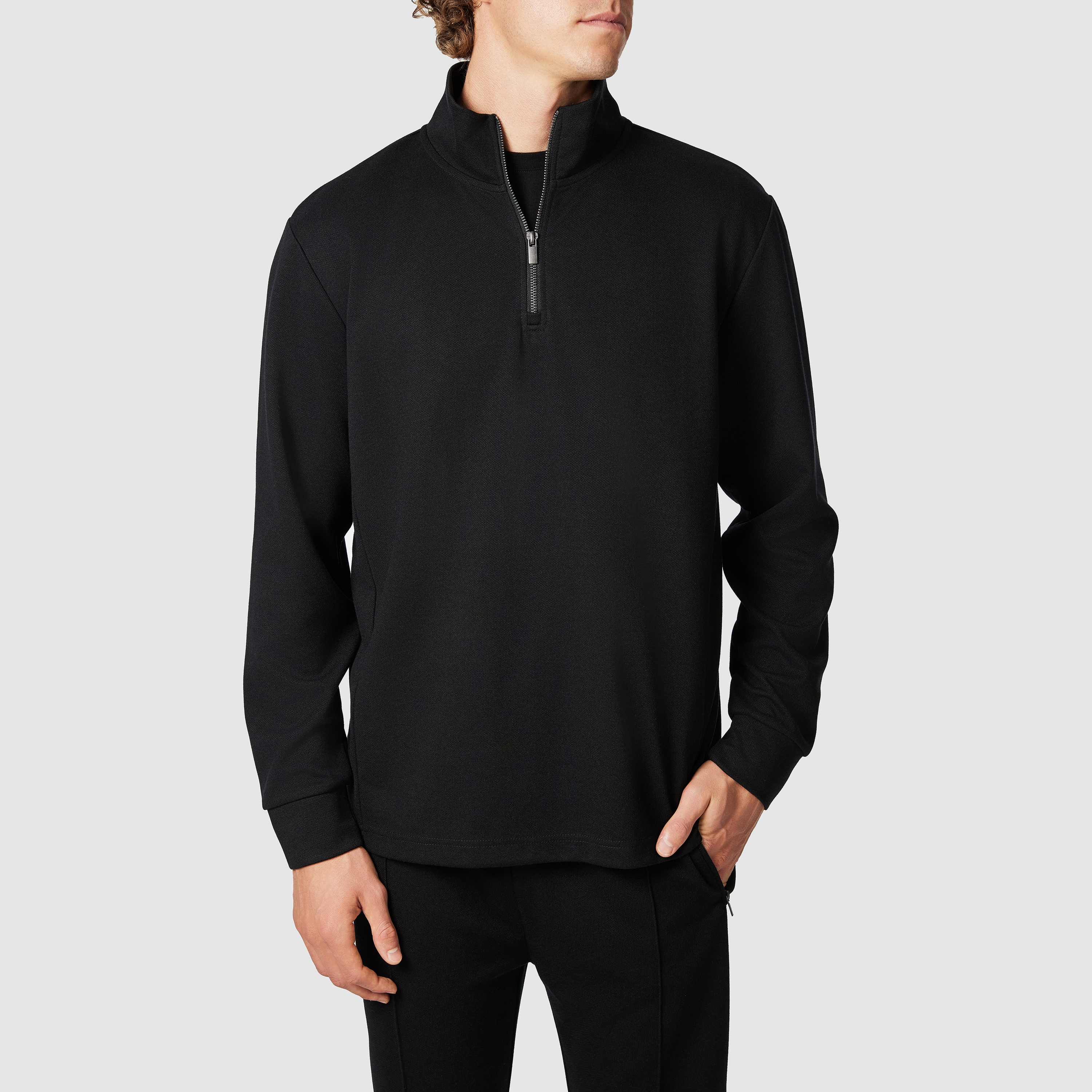 Brooks Brothers Cotton Stretch 1/4-Zip Sweater | Product