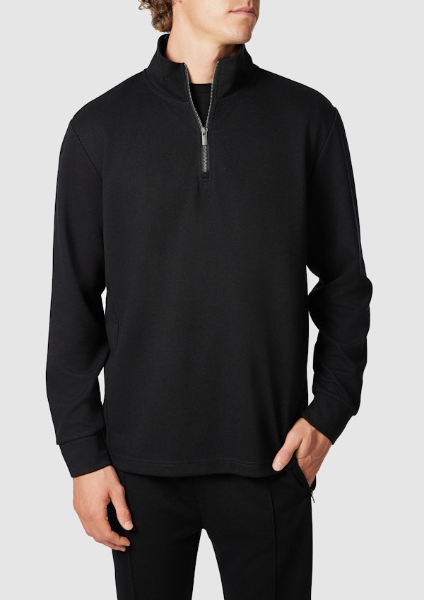 Brooks Quarter Zip Sweat
