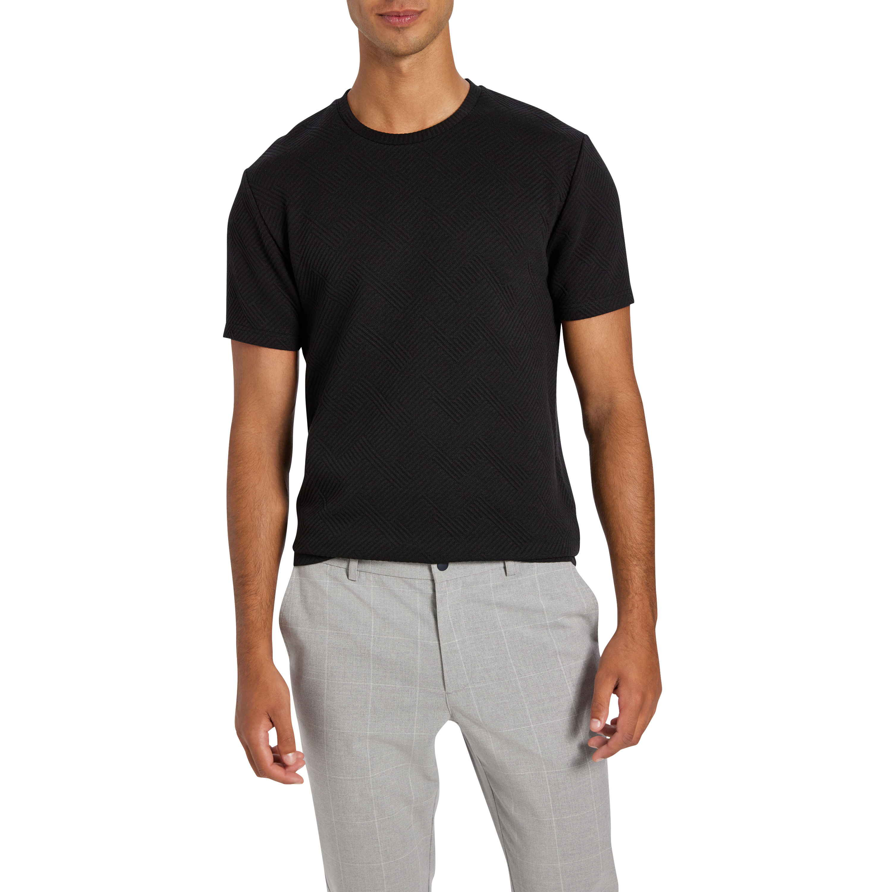 Black Matrix Crew Neck Tee