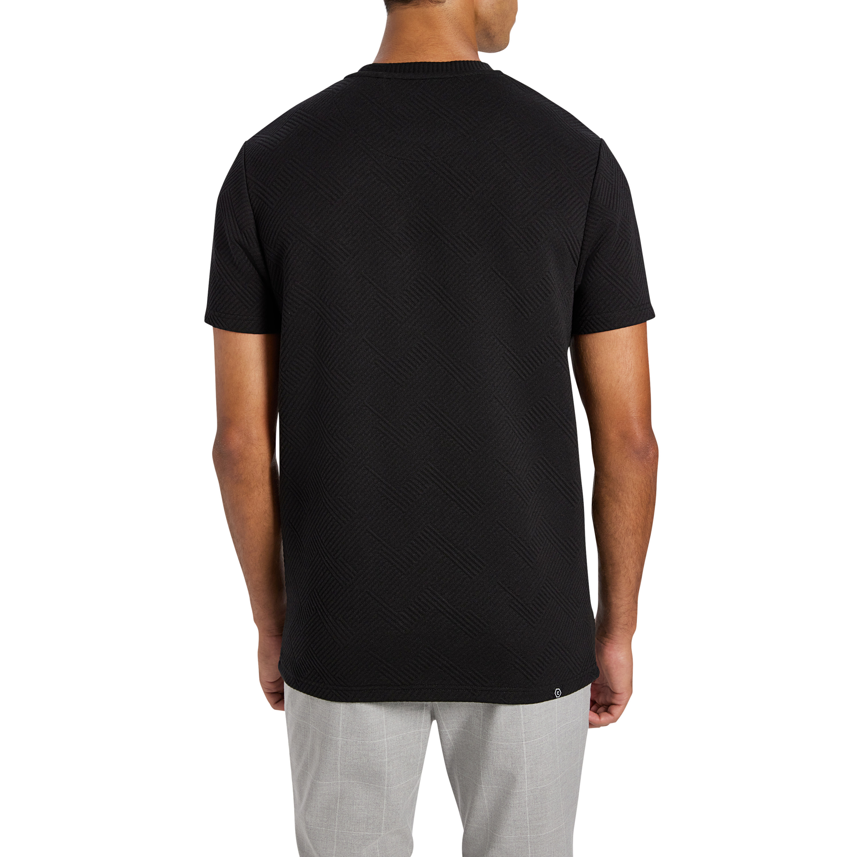 Black Matrix Crew Neck Tee