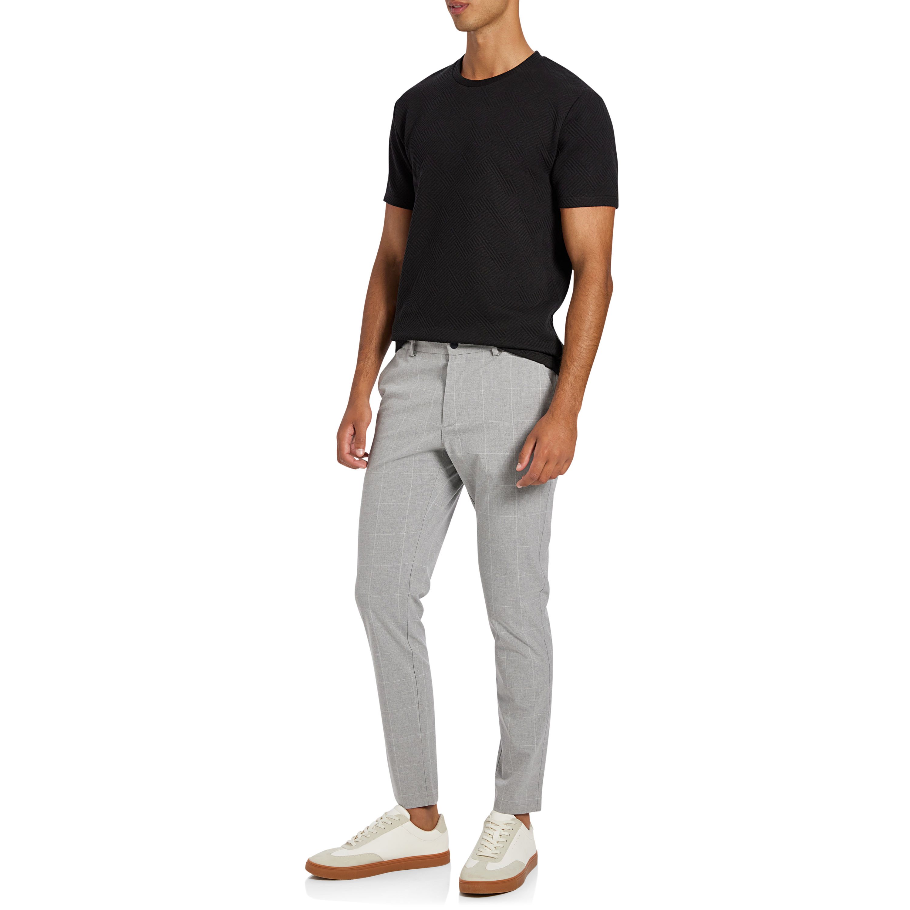 Black Matrix Crew Neck Tee