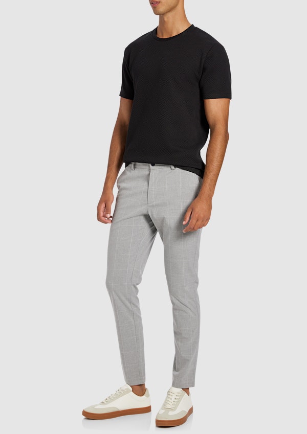 Black Matrix Crew Neck Tee